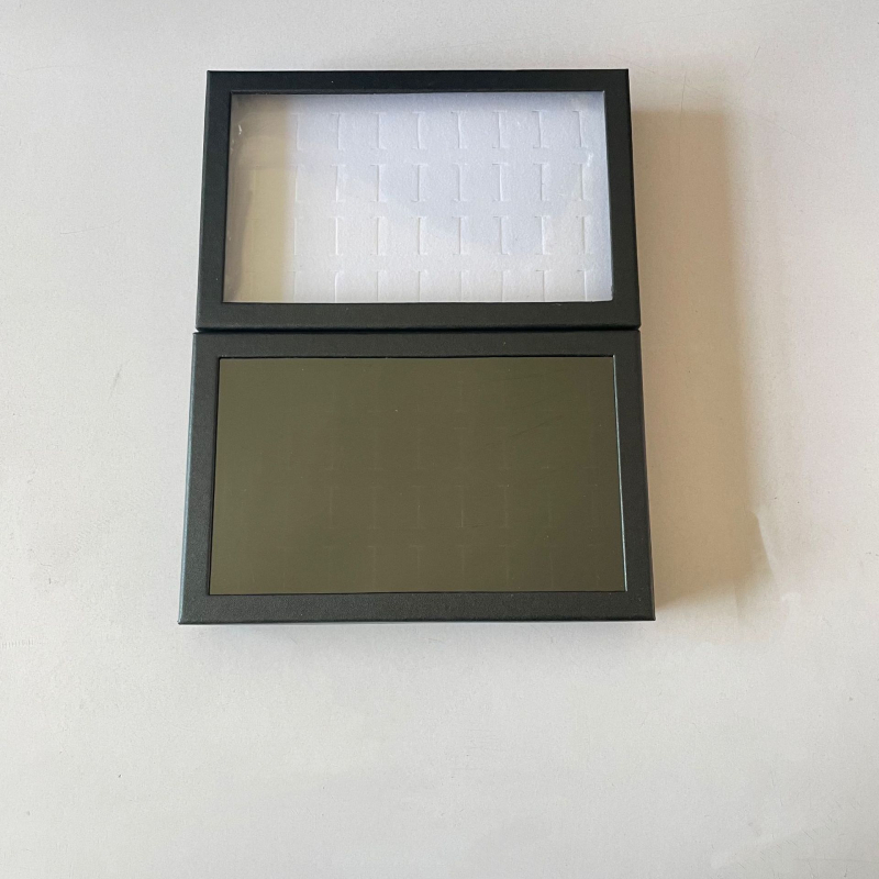 Kutija za prikazivanje nakita za prstenje i naušnice, od kompozitnih materijala, prodajna ambalaža, namijenjena pakiranju prstena, specijalno pakiranje nakita