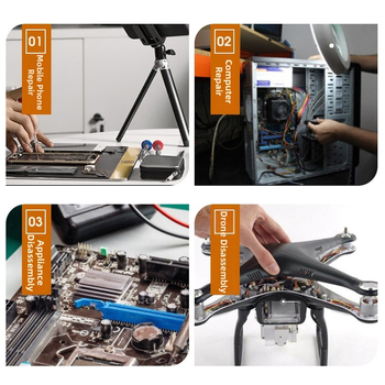 Set odvijača 24-u 1 s preciznim bitovima, magnetskim vrhovima, S2 alatni čelik, težina 230 g