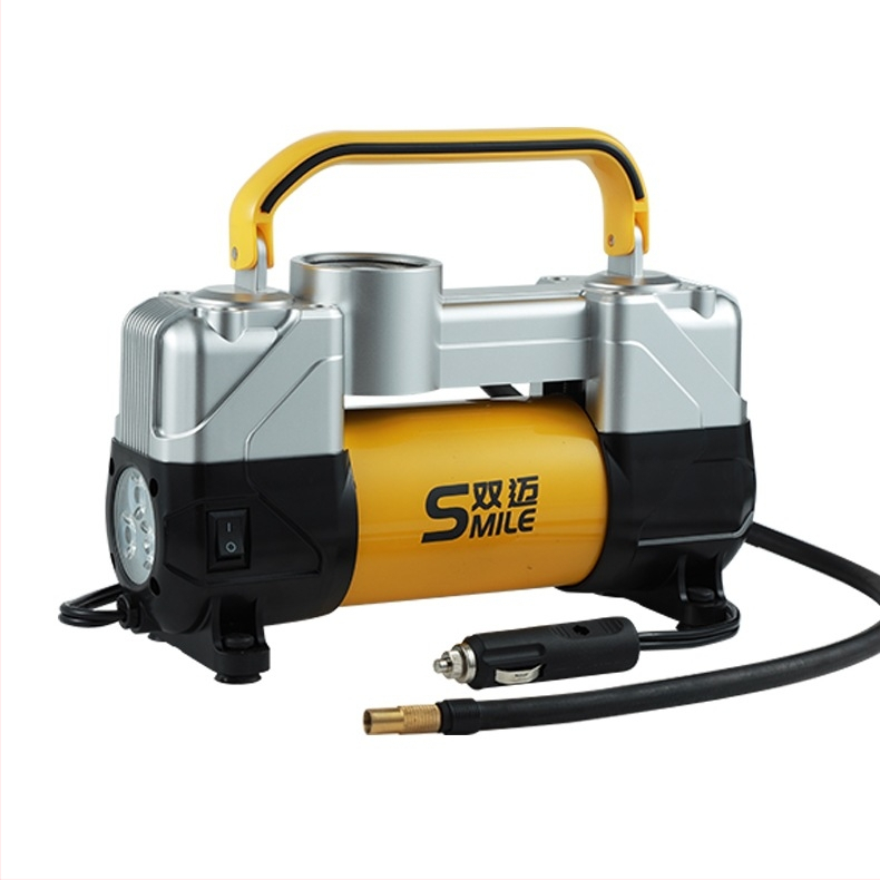 Prijenosna 12V pumpa za automobile pneu, dvostruki cilindar, 180W, digitalni zaslon, protok zraka 50 L/min