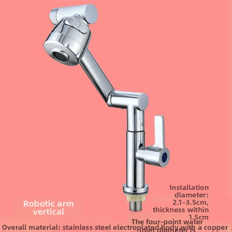 Virtuvės plautuvės čiaupas - sieninis montavimas, tik šaltas vanduo, vertikalus sukimas; varinis korpusas, varinis vožtuvo šerdis, 20 mm vožtuvo lizdas