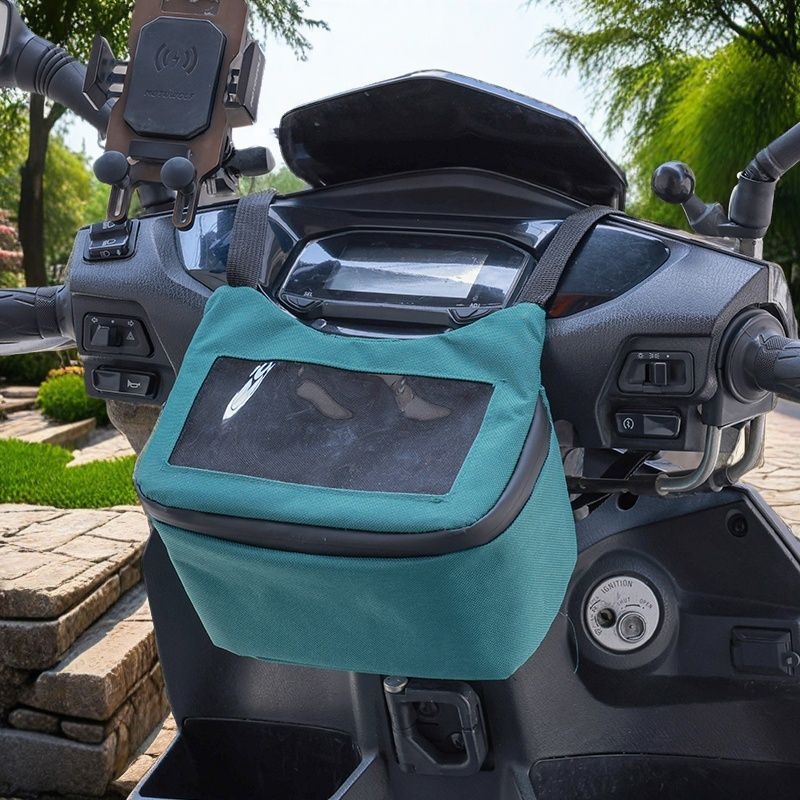 Μπροστινή τσάντα μηχανής Chimilai, πολυεστέρας, αποθήκευση, συμβατή με πλοήγηση οθόνης αφής