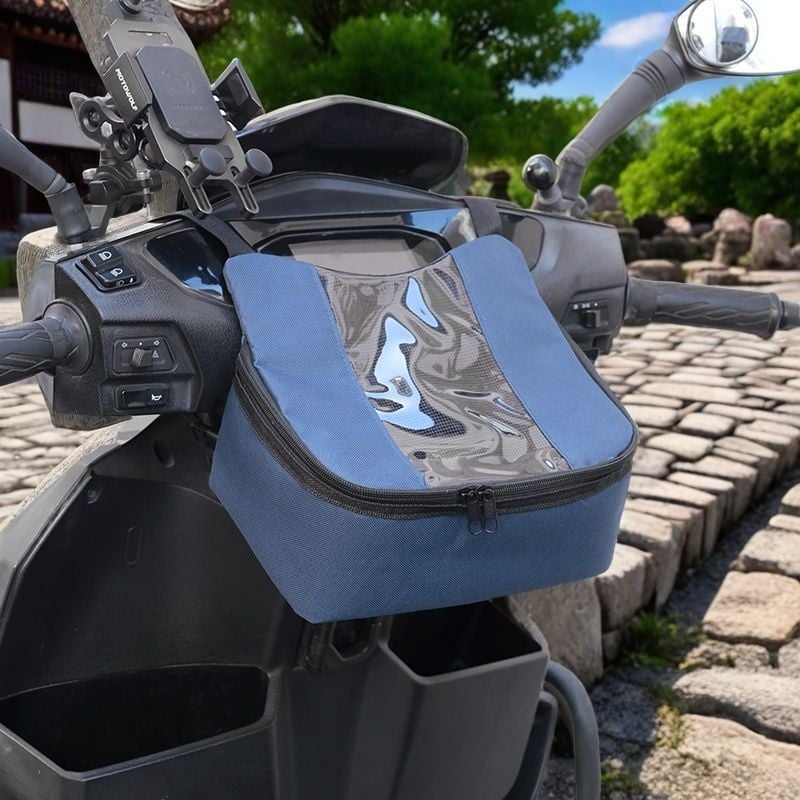 Μπροστινή τσάντα μηχανής Chimilai, πολυεστέρας, αποθήκευση, συμβατή με πλοήγηση οθόνης αφής