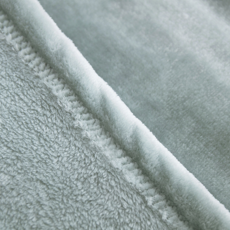 Velurova deka za koljena, zima, jednofarbni uzorak, 100% poliester, 900 g, skupljanje 3%