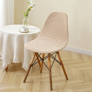 Navlaka za stolicu s motivom lišća za Eames Shell – zaštita od prašine, za dom, hotel i restoran