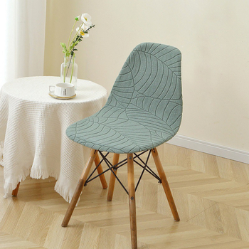 Navlaka za stolicu s motivom lišća za Eames Shell – zaštita od prašine, za dom, hotel i restoran