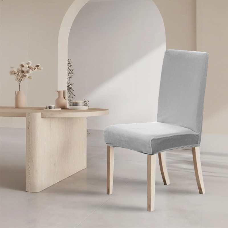 Székfedő – egy darabból álló kialakítás, Silver Fox Velvet anyag, porvédő, négy évszakos univerzális, minimalista stílus