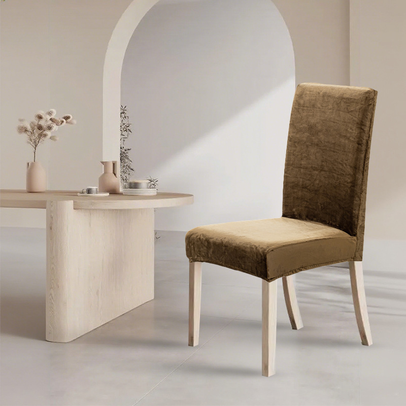 Székfedő – egy darabból álló kialakítás, Silver Fox Velvet anyag, porvédő, négy évszakos univerzális, minimalista stílus