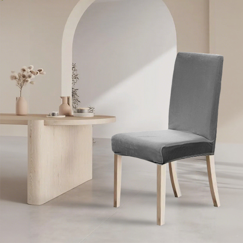 Székfedő – egy darabból álló kialakítás, Silver Fox Velvet anyag, porvédő, négy évszakos univerzális, minimalista stílus