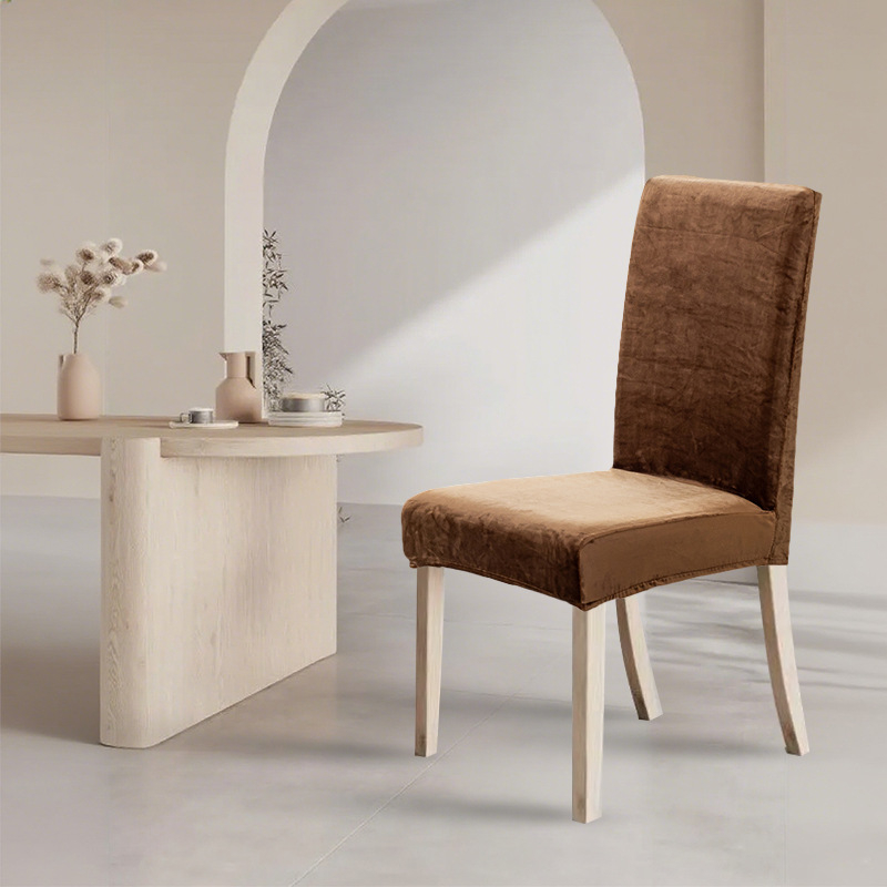 Székfedő – egy darabból álló kialakítás, Silver Fox Velvet anyag, porvédő, négy évszakos univerzális, minimalista stílus