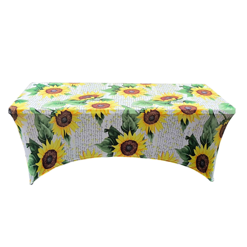Asztalterítő téglalap alakú poliészterből, csúszásmentes és kopásálló, modern minimalist, virágos ünnepi minta