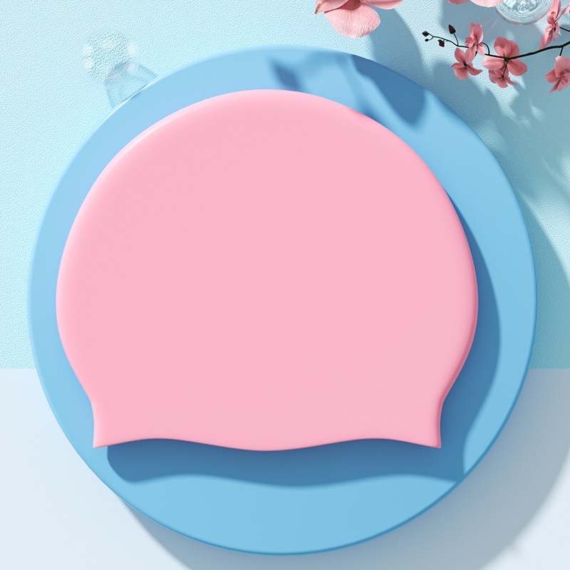 Felnőtt szilikon úszósapka, egyszínű minta, Guangdong eredetű, úszáshoz és vízisportokhoz