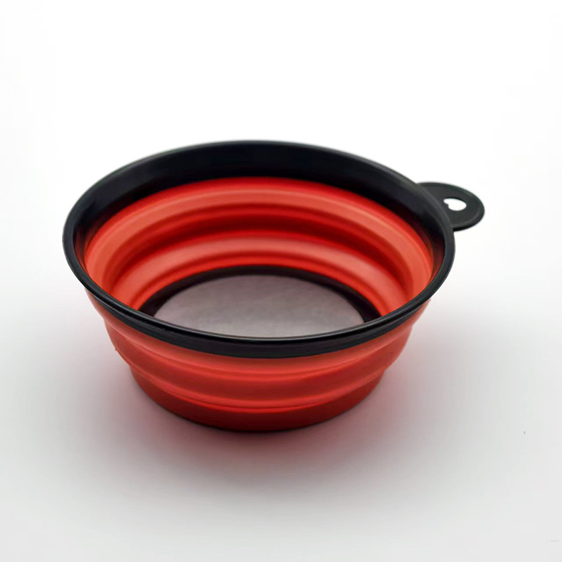 Силиконова сгъваема купа за примамки с магнитна дискова закачалка, преносима купа за разбъркване на примамки