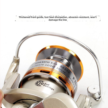 Σπίνινγκ ρελ για θαλάσσιο ψάρεμα με πλήρες μεταλλικό σώμα, μακρινή ρίψη