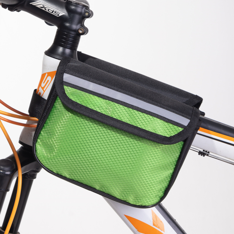 Τσαντάκι άνω σωλήνα ποδηλάτου, συμβατό με MTB και ποδήλατα δρόμου, με θήκη για μπουκάλι νερού