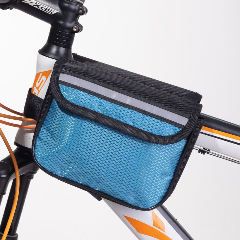 Τσαντάκι άνω σωλήνα ποδηλάτου, συμβατό με MTB και ποδήλατα δρόμου, με θήκη για μπουκάλι νερού