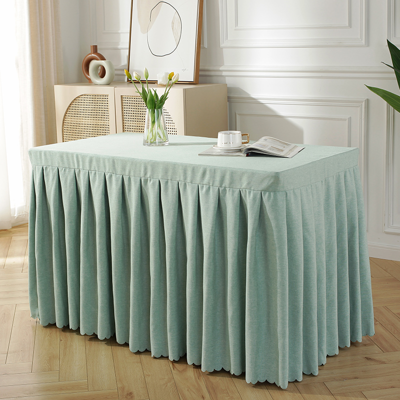 Asztalterítő kémiai rostból, négyszögletes alakú, egyszerű és modern stílus, magas hőmérséklet-állóság, minta 14863995