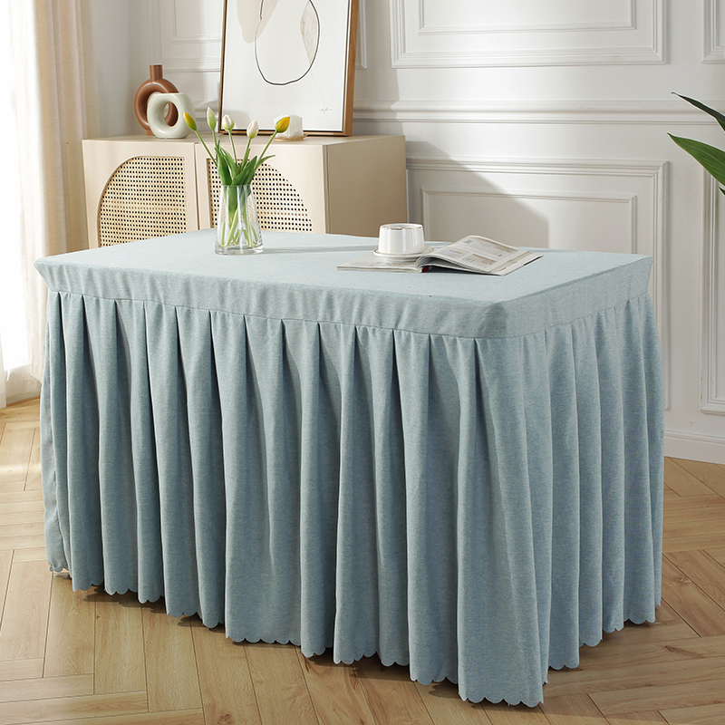 Asztalterítő kémiai rostból, négyszögletes alakú, egyszerű és modern stílus, magas hőmérséklet-állóság, minta 14863995