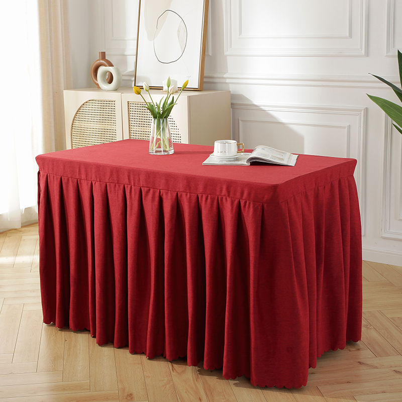 Asztalterítő kémiai rostból, négyszögletes alakú, egyszerű és modern stílus, magas hőmérséklet-állóság, minta 14863995