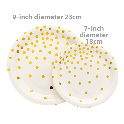 Ühekordne paberist lauatarvikute komplekt – ümmargused taldrikud, tassid, nuga, kahvlid ja lusikad restoranidele ja hotellidele (paber, biolagunev)