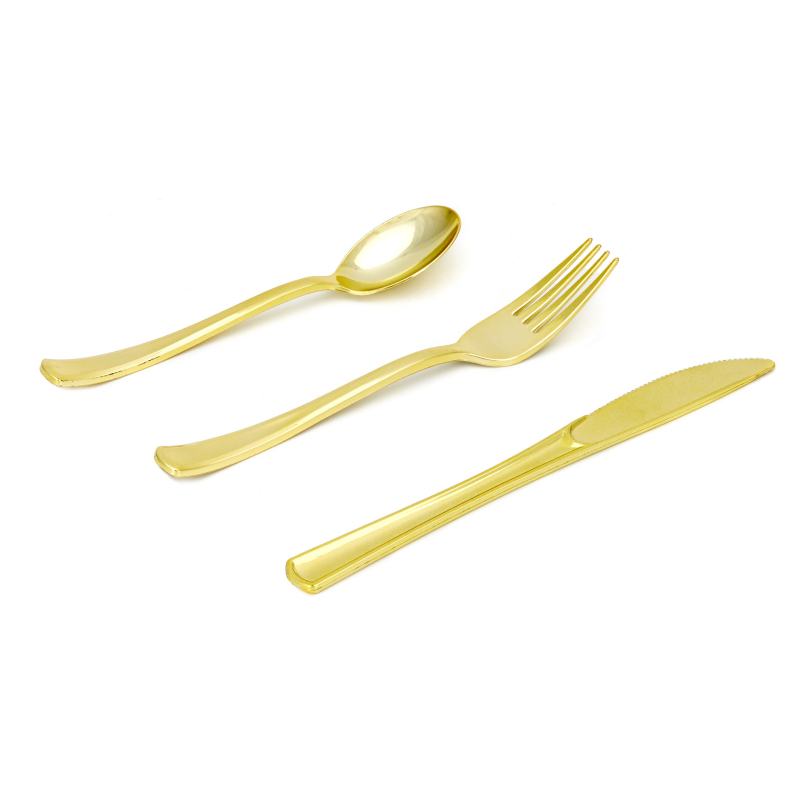 Ühekordne paberist lauatarvikute komplekt – ümmargused taldrikud, tassid, nuga, kahvlid ja lusikad restoranidele ja hotellidele (paber, biolagunev)