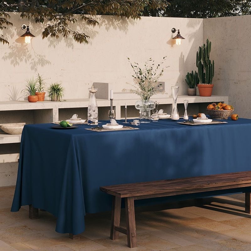 Покривка за маса полиестер, правоъгълна, китайски класически стил, за хотел