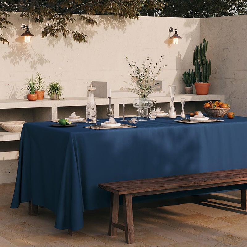 Покривка за маса полиестер, правоъгълна, китайски класически стил, за хотел