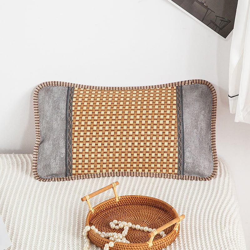 Perna de răcire pentru adulți, formă dreptunghiulară, umplutură ceai de iasmin, înălțime a nucleului 1–5 cm, material al nucleului: fibră chimică, pentru o singură persoană, personalizare disponibilă