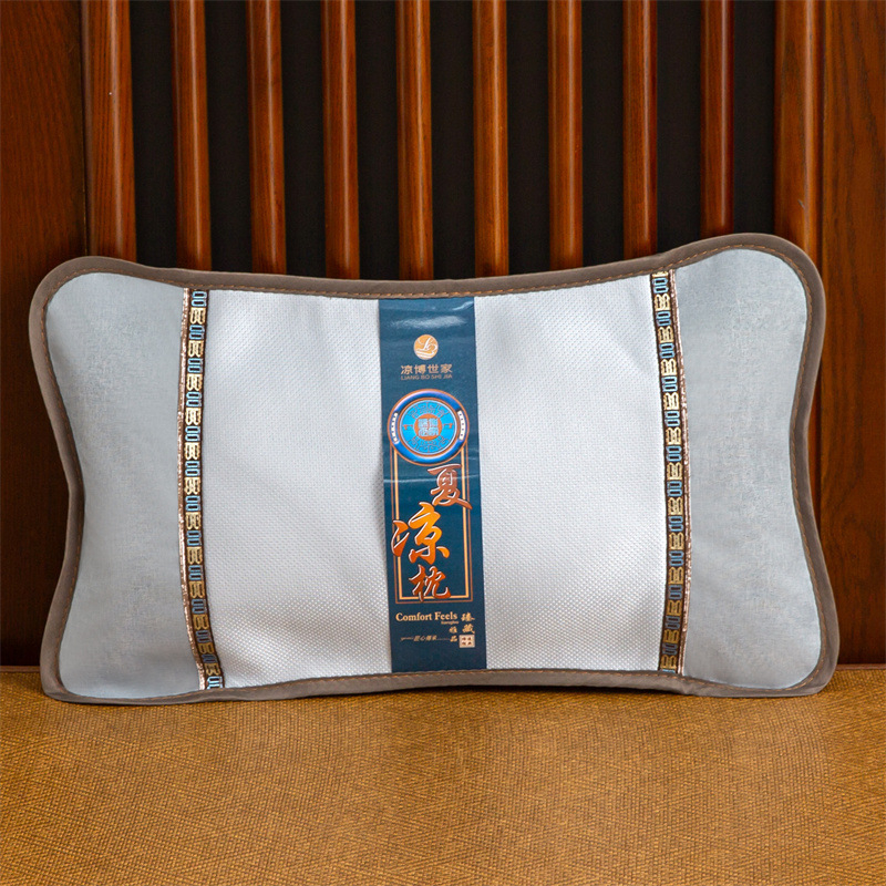 Perna de răcire pentru adulți, formă dreptunghiulară, umplutură ceai de iasmin, înălțime a nucleului 1–5 cm, material al nucleului: fibră chimică, pentru o singură persoană, personalizare disponibilă