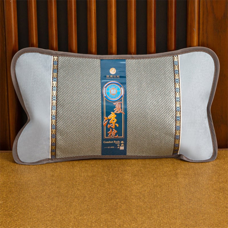 Perna de răcire pentru adulți, formă dreptunghiulară, umplutură ceai de iasmin, înălțime a nucleului 1–5 cm, material al nucleului: fibră chimică, pentru o singură persoană, personalizare disponibilă