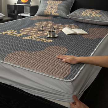 Thinking Nest dabīgs lateksa dzesējošais matu trīsdaļīgs komplekts, lateksa saturs 90%+, drukāts audums, pieejams luksuss