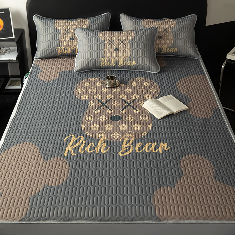 Thinking Nest dabīgs lateksa dzesējošais matu trīsdaļīgs komplekts, lateksa saturs 90%+, drukāts audums, pieejams luksuss