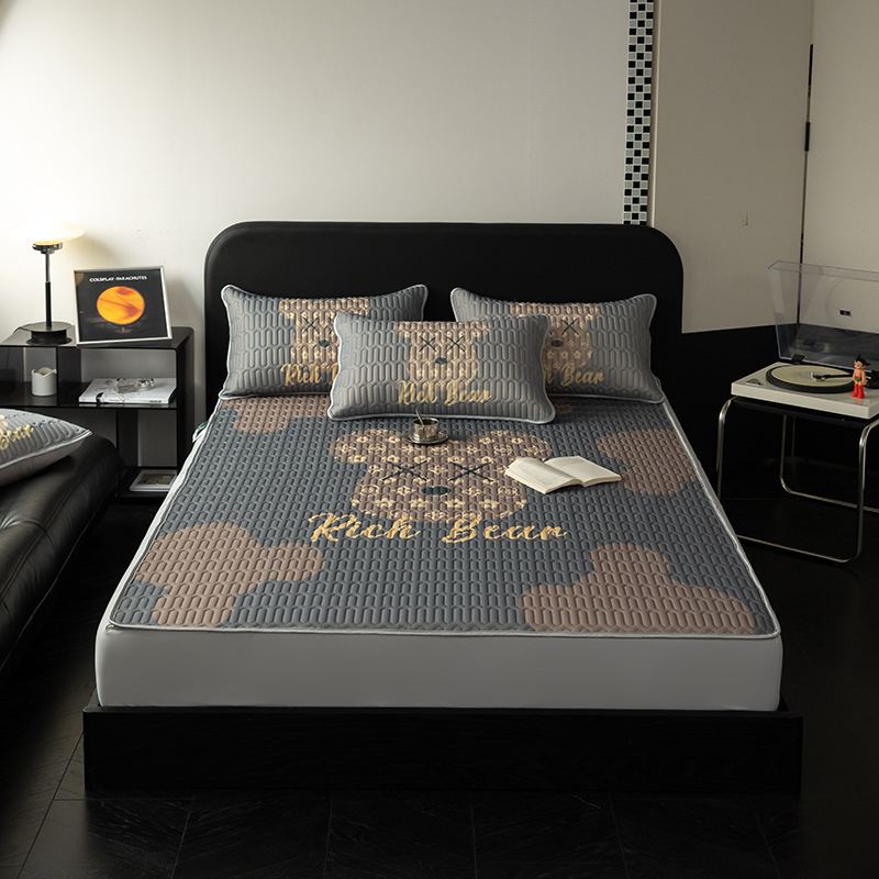 Thinking Nest dabīgs lateksa dzesējošais matu trīsdaļīgs komplekts, lateksa saturs 90%+, drukāts audums, pieejams luksuss