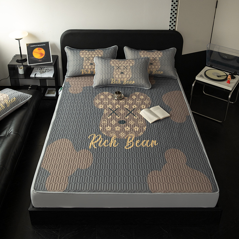 Thinking Nest dabīgs lateksa dzesējošais matu trīsdaļīgs komplekts, lateksa saturs 90%+, drukāts audums, pieejams luksuss