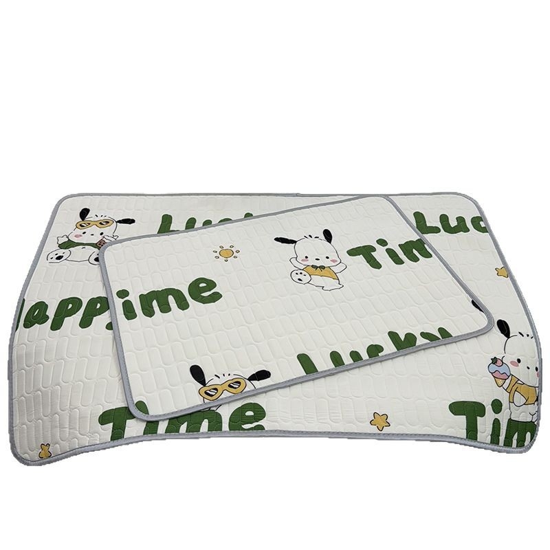 Bērnu lateksa dzesējošs matrača guļam, Ice Silk audums, anti-slip, karikatūra stils, 90% lateksa saturs