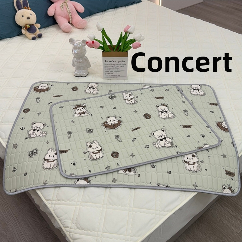 Bērnu lateksa dzesējošs matrača guļam, Ice Silk audums, anti-slip, karikatūra stils, 90% lateksa saturs