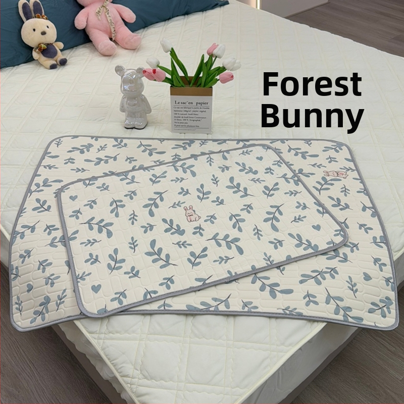 Bērnu lateksa dzesējošs matrača guļam, Ice Silk audums, anti-slip, karikatūra stils, 90% lateksa saturs