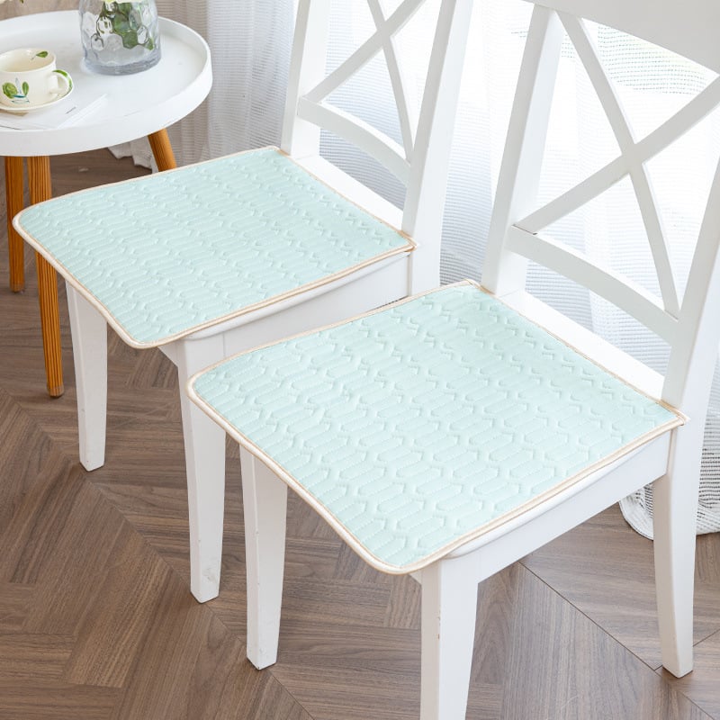 Pernă de șezut Ice Silk, umplutură latex, potrivită pentru living, birou și restaurante, stil simplu și modern, model monocrom