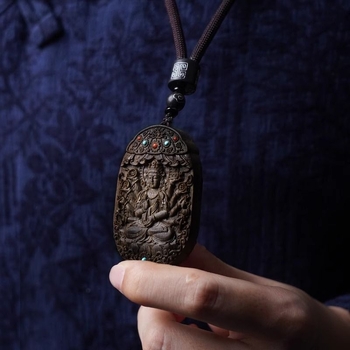 Ručno izrađena geometrijska cirkon ogrlica, prirodni stil