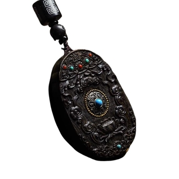 Ručno izrađena geometrijska cirkon ogrlica, prirodni stil