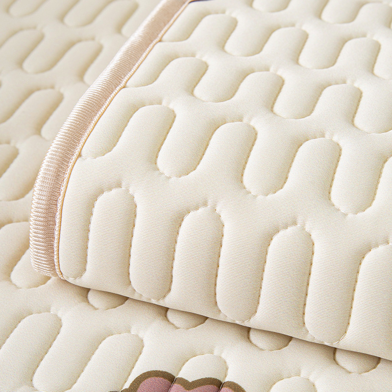 Latex jég-selyem kanapé párna, csúszásmentes alátét, Cartoon minta, alkalmas kombinált és sarokkanapéra, friss, légies stílus