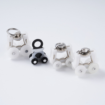 Függönycsatorna négykerekű görgőkkel — csendes működés, anyag: PE + rozsdamentes acél + ötvözet, függönyök számára, modern minimalista stílus