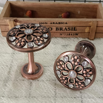 QX-011 Egyenes rúd függönykampó – cinkötvözet + rhinestones, új kínai stílus, felakasztáshoz