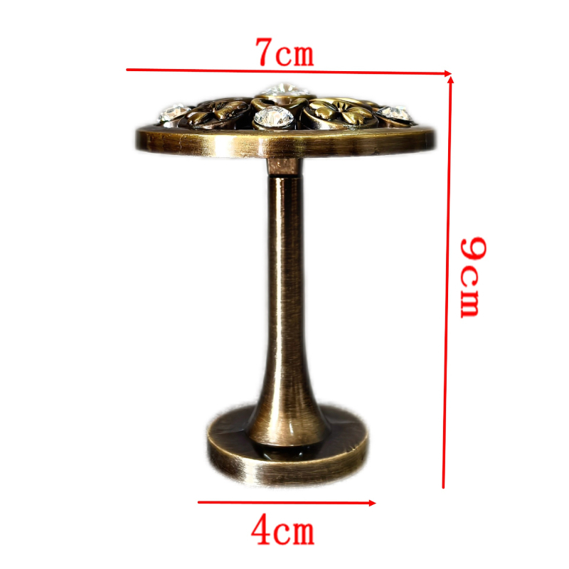 QX-011 Egyenes rúd függönykampó – cinkötvözet + rhinestones, új kínai stílus, felakasztáshoz