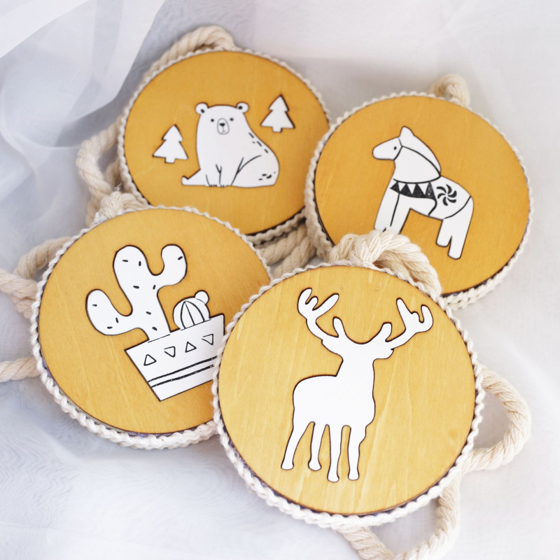 Faanyagú függönykötőszalag mágneses csattal, Bolian, testreszabható, felület festett