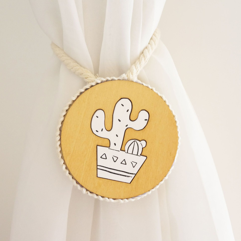 Faanyagú függönykötőszalag mágneses csattal, Bolian, testreszabható, felület festett