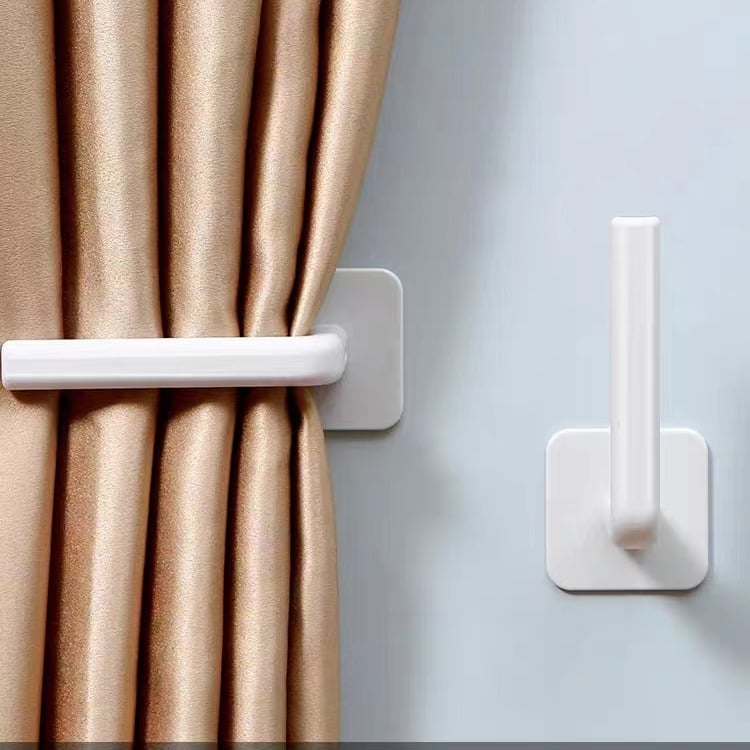 Bezurbju aizkara turētājs – sienas āķis dušas un durvju aizkariem (materiāls: zīda zieds; preces kods: F97st76j668st5; zīmols: Other; stils: vispārīgs)