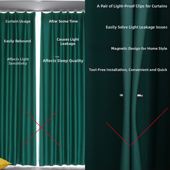 CG Magnētiskā aizdare aizkariem – komplekts CX-YQ, magnētiskais materiāls, moderns minimālisma stils
