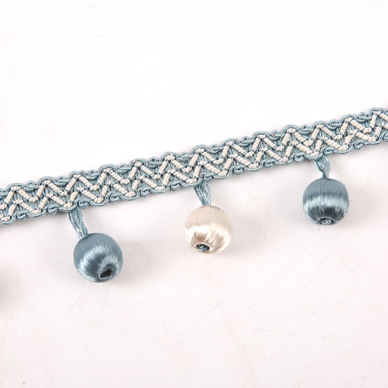 Függöny-kiegészítők csipkés tassellal és poliészter gyöngyökkel – modern minimalista stílus, testre szabható, Residentiality