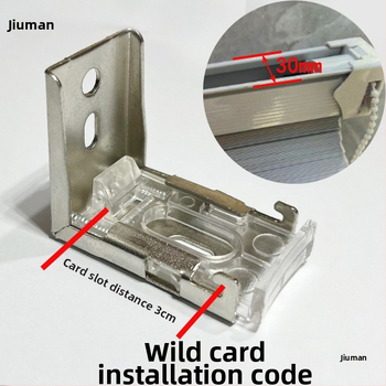 Római/roló árnyékoló kód tartó – gyöngyös, puha géz függöny telepítési kiegészítő