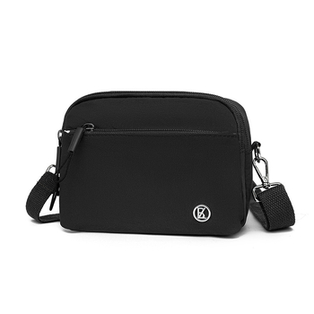 Nailona telefona soma - horizontāla kvadrāta forma, rāvējslēdzējs, poliesteres odere, pavasaris 2025